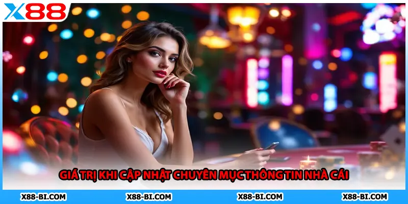 Giá trị khi cập nhật chuyên mục thông tin nhà cái