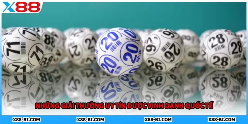 Những giải thưởng uy tín được vinh danh quốc tế